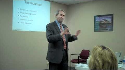 Overcome bias in the job interview