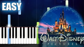 Disney Opening Theme - EASY Piano Tutorial by PlutaX Resimi