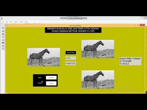 MENENTUKAN NILAI MSE DAN PSNR || UAS PENGOLAH CITRA DIGITAL