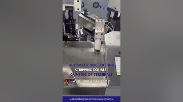 Automatic Cutting ,stripping & Double Head Terminal Crimping Machine