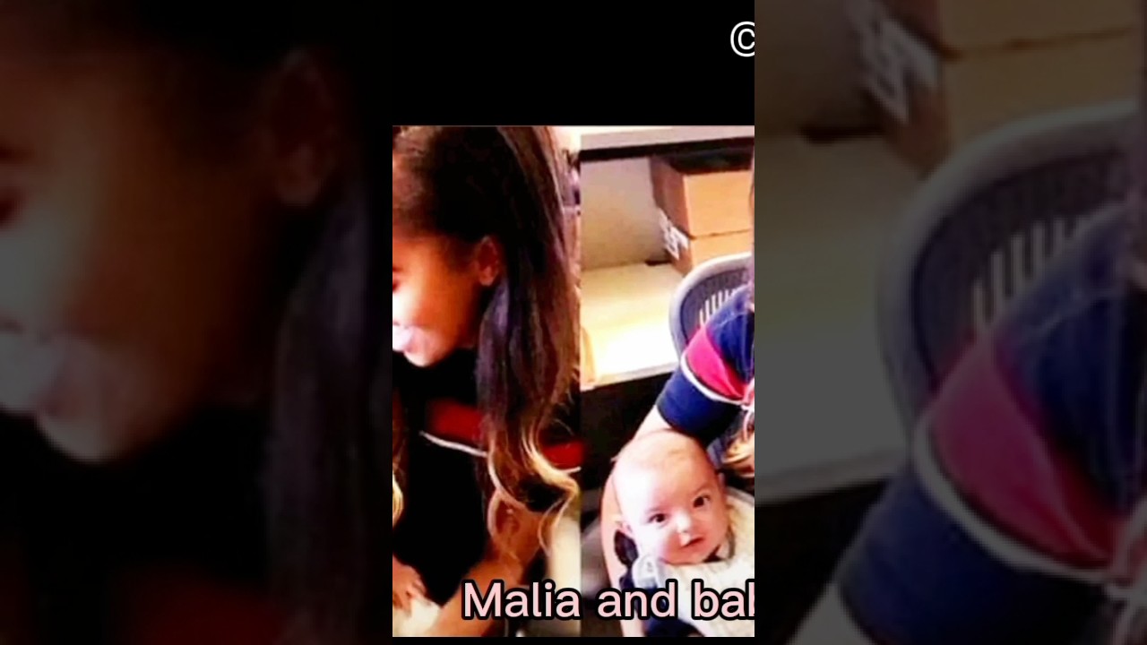 Malia Obama with a baby😳 Married?