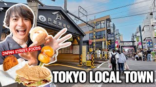 Less Tourists Tokyo Local Town, Japanese Street Foods in Togoshi Ginza Arcade Ep.488