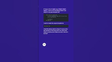 How to output a comma delimited list in jinja python template? #shorts