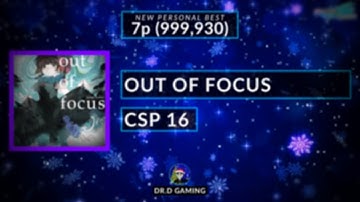 out of focus CSP 999,930 7p DDR A20+ 2020