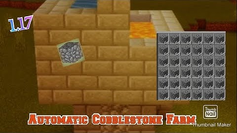 How to make Automatic Cobblestone Generator in mcpe , 100% working | 1.17 | Tutorial #3