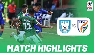 SAFF Championship 2021 Highlights: Bangladesh Vs India