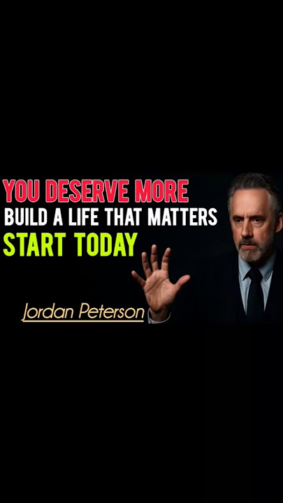 How to Build YOUR Life Worth Living | Jordan Peterson #motivation #successsecrets #mindset