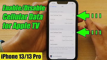iPhone 13/13 Pro: How to Enable/Disable Cellular Data for Apple TV for Streaming or Downloads