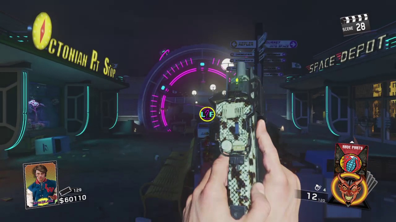 Cod: IW Zombies in Spaceland - HeadCutter - YouTube
