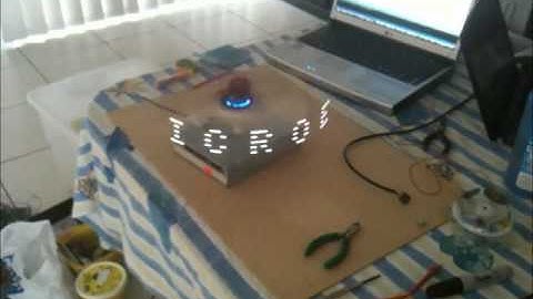 My Arduino POV Project Video