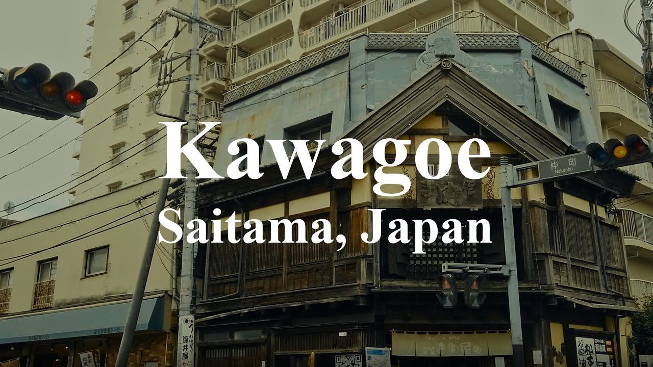 Walking tour in Kawagoe, Saitama, Japan 4K