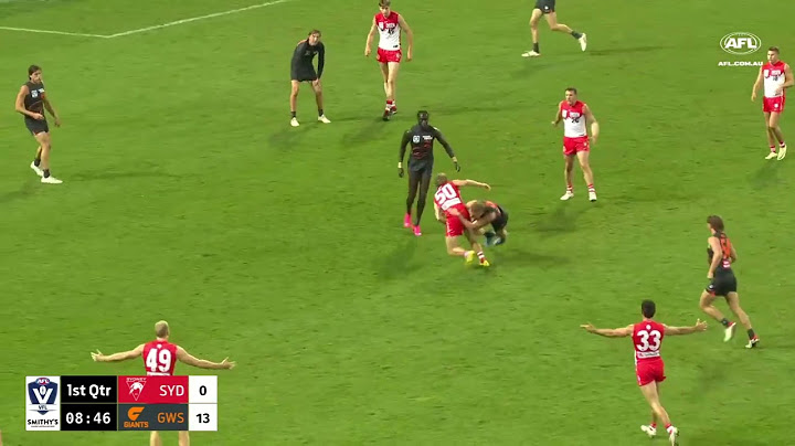 2024 VFL Round 6: Sydney Swans v GWS Giants