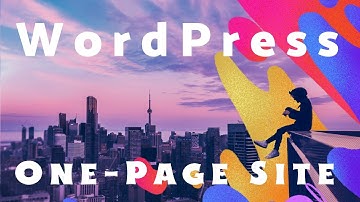 WordPress One-Page Freelance Template Site - Easy Beginner Tutorial
