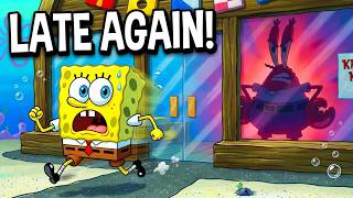 Spongebob is Late for Work! #spongebob #ai #comedy