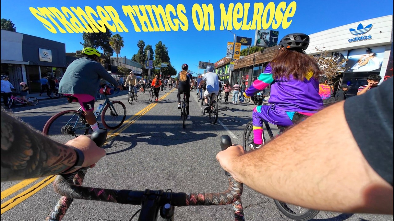 cicLAvia Stranger Things on Melrose