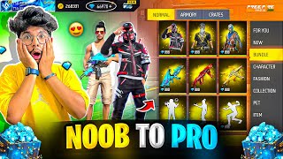 Free Fire I Got New Emotes,Bundle And Gun Skins? Poor? To Rich? Id -Garena Free Fire