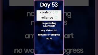 Random Word Generator: Day 53 #art #challenge #animation