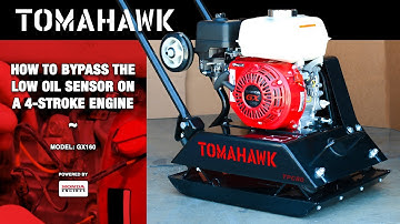 Hoe de sensor voor een laag oliepeil op een motor te omzeilen - Honda GX160