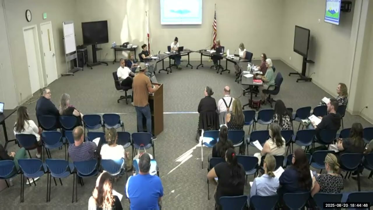 KCUSD Regular Board Meeting 8-20-25