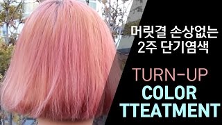 머릿결 손상없는 2주단기 염색 컬러트리트먼트!