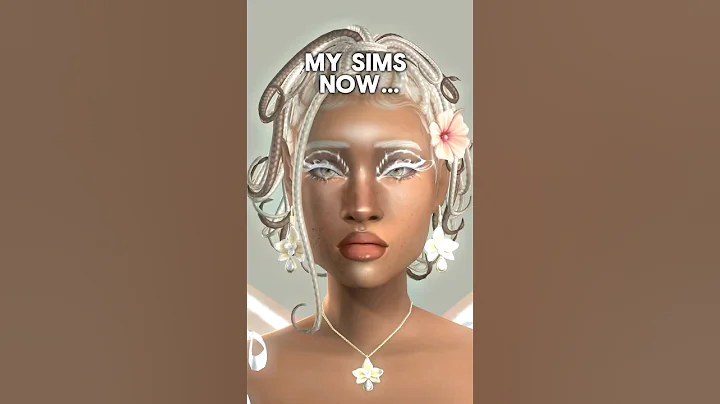 My sims NOW vs 2018… #sims4 #shorts