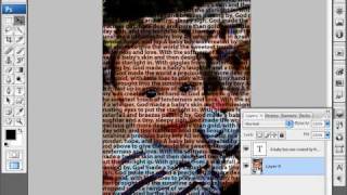 Learn Photoshop - How to Create an Image out of Text screenshot 2