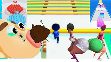 Satisfying Mobile Game I Layer Man, Muscle Rush, Ball Run 2048, AZ Run, Spiral roll, Roof Rails