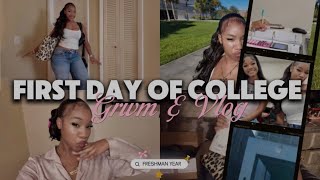 MY FIRST DAY OF COLLEGE | College Diaries: GRWM, What’s in My Bag + Vlog