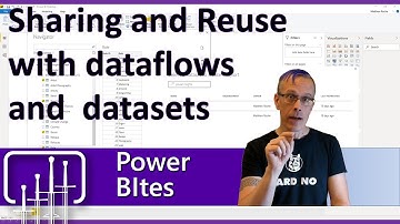 Data sharing and reuse with dataflows and datasets