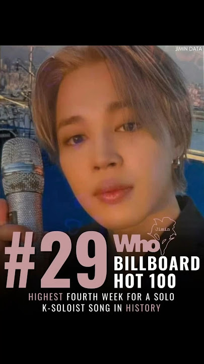 ⭐️JIMIN’S “Who” MAKES BILLBOARD HISTORY ONCE AGAIN on its 4th week, Aug 24, 2024 🔥