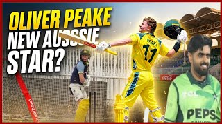 Oliver Peake Batting Practice in Rawalpindi 🇦🇺 Underground Genius or Next Star? I WAHJOC Sports