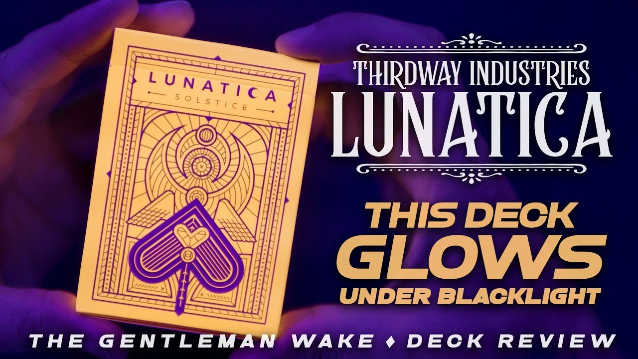 THESE CARDS GLOW UNDER BLACKLIGHT! Lunatica Deck Review - GIVEAWAY CLOSED - From Thirdway Industries