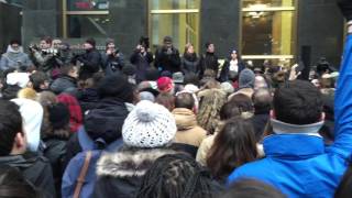 La Marseillaise, Montreal vigil after Nov. 13 Paris attacks