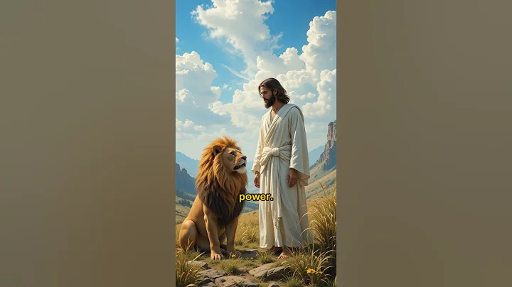 🦁 “Jesus is the Lion of Judah and the Lamb of God — strength and love in perfect harmony  ✝️✨”