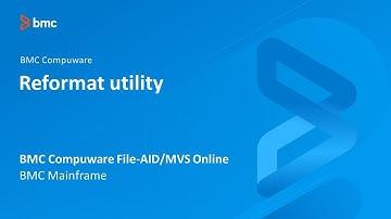 BMC Compuware File-AID/MVS Online - Reformat utility