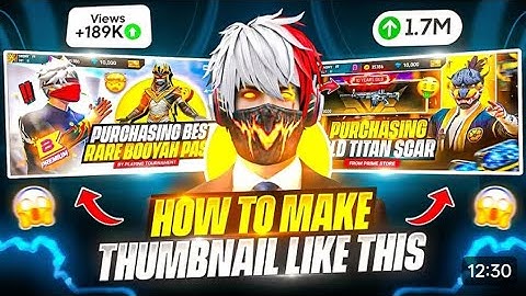 Learn how to make thumbnail like this 😱 subscribe to make thumbnail 🤯 