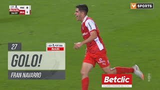 Golo Fran Navarro: Vitória SC 0-(1) Braga (Liga 25/26 #6)