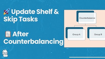 Managing Task Flow After Counterbalancing with Shelf in Pavlovia