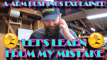 How to remove & install A-arm bushings on a 2020 Polaris RZR Pro XP