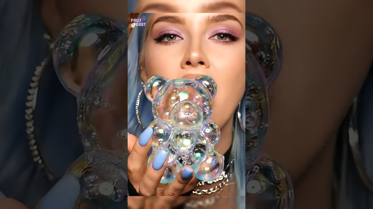 Let's try this soapy BUBBLE BEAR! 🐻‍❄️🫧 Oddly Satisfying ASMR