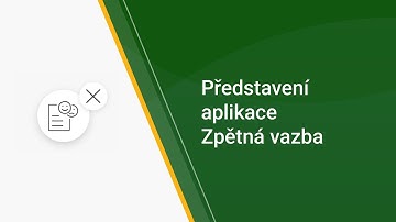 Představení aplikace Zpětná vazba