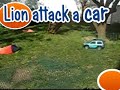 Lion attack a car - Buda da Quinta de Ferdais