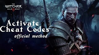 Witcher 3 - How to Activate Cheat Codes with Notepad (NO MODS) | Official Method