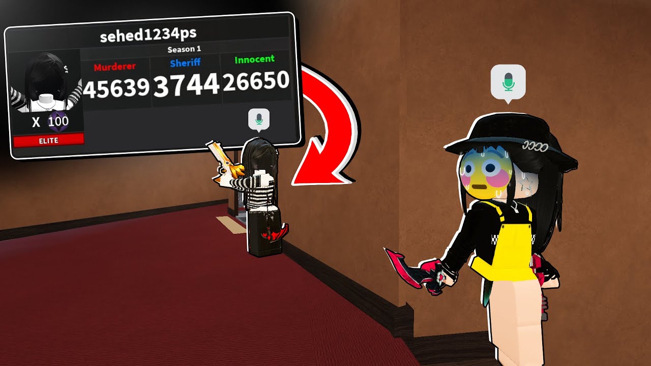 لعبت mm2 مع اختي الصغيره 😈! (بصوتنا🤣)