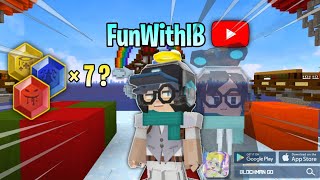 Playing Bedwars in @FUNWITHIB's Account 😳😝 - BlockmanGo