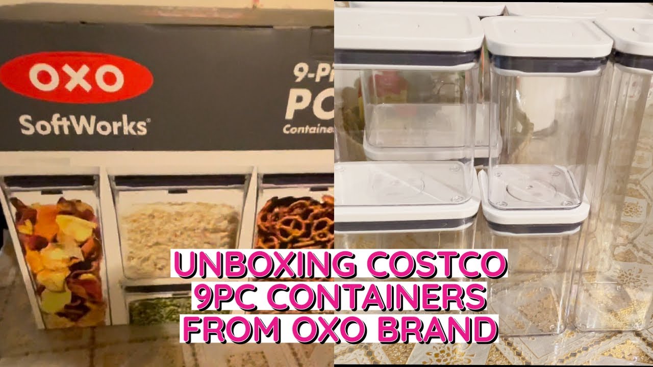 OXO SoftWorks12 Piece Pop Container Set Unboxing