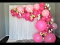 Pink Balloon Garland Backdrop DIY | How To