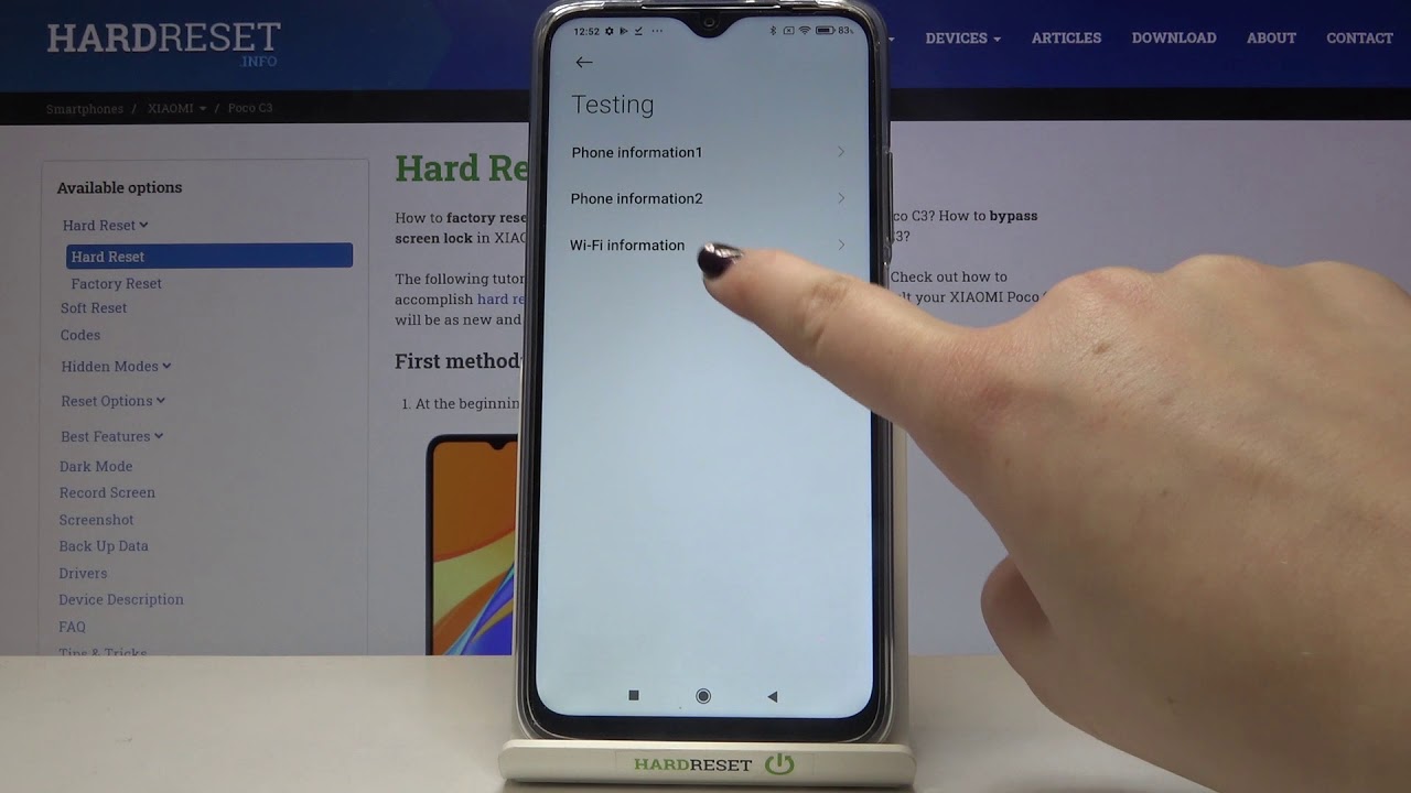 Discover All Secret Codes for POCO C3  - Best Features / Check Advanced Info