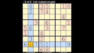 How to Solve New York Times Sudoku Hard  9 May, 2024