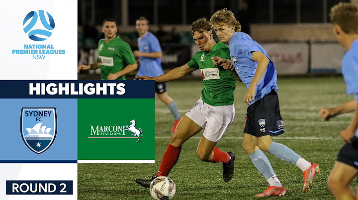 NPL NSW Men's Round 2 – Sydney FC v Marconi Stallions